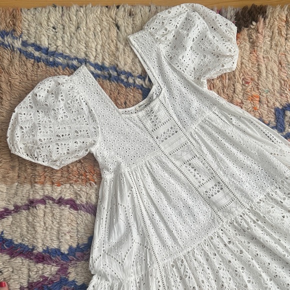 Spell White Lace Maxi Dress - Picture 4 of 5